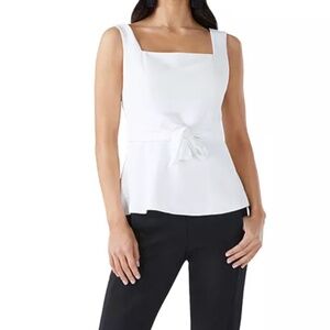 NEW!!!! with Tag BCBGMAXAZRIA top white ...super elegant!